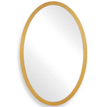 Elstree Mirror - Antique Brass / Clear