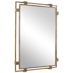 Elsher Mirror - Antique Gold / Clear