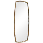 Adair Mirror - Antique Brass / Clear