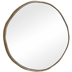Lowen Mirror - Antique Brass / Clear