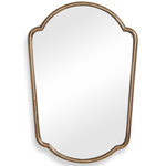Naomi Mirror - Antique Brass / Clear