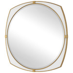 Estella Mirror - Antique Gold / White / Clear