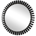 Jael Mirror - Black / Gold / Clear