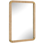 Heinrich Mirror - Antique Brass / Natural / Clear