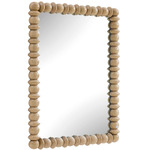 Harriet Mirror - Ivory / Clear