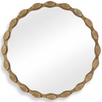 Marietta Mirror - Aged Brass / Clear