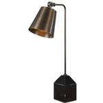 Hutchinson Table Lamp - Golden Bronze / Black