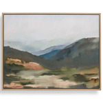 Fading Memory Hand Painted Canvas - Oak / Multicolor
