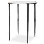 Wren Accent Table - Bronze / Antique Brass / White / Grey