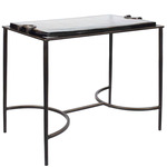 Eisen Accent Table - Dark Bronze / Clear
