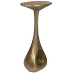Tolstoy Indoor / Outdoor Accent Table - Antique Brass