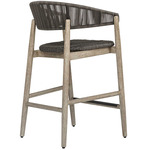 Dermott Outdoor Counter Stool - Natural / Java
