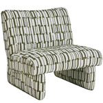 Willa Accent Chair - Green / White