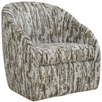Mari Swivel Chair - Green / White