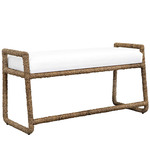 Araiza Bench - Natural / White