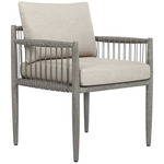 Borneo Outdoor Dining Chair - Dark-Grey / Charcoal / Dove