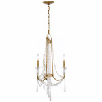 Barcelona Chandelier - Brass / Crystal