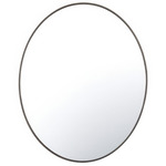 Tablet Oval Wall Mirror - Bronze / Mirror