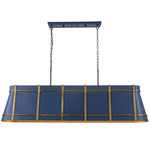 Brasserie Linear Pendant - Heritage Bronze / French Blue