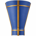 Brasserie Wall Light - Heritage Bronze / French Blue