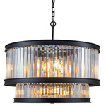 Double Take Pendant - Heritage Black / Clear