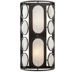 Oval Office Wall Sconce - Ironclad / White