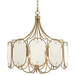 Panelist Pendant - Brass / White