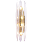 Aurora Wall Sconce - Havana Gold / Clear