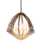 Construct Pendant - Dark Bronze / French Gold