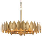 Petal Reign Pendant - Brass