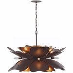 Botanic Panic Pendant - Dark Bronze / French Gold