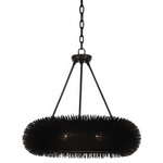Urchin Ring Pendant - Black