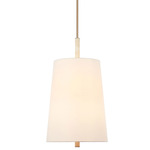 Rockford Pendant - Travertine / Bone