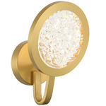 Sherlock Wall Sconce - Satin Brass / Clear