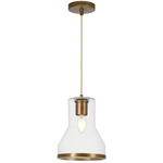 Alicia Pendant - Antique Bronze / Clear Seedy