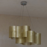 Cloud Chandelier - Gold