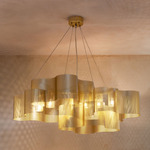 Cloud Chandelier - Gold