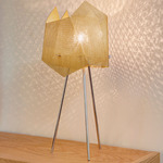 Crystal Table Lamp - Gold