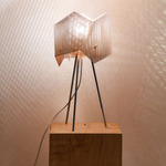 Crystal Table Lamp - Copper