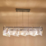 Quadricube Linear Pendant - Stainless Steel