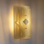 Eclipse Rectangle Wall Sconce - Gold
