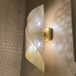 Flame Wall Sconce - Stainless Steel