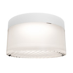 Balto III Color-Select Outdoor Wall / Ceiling Light - White / Frosted