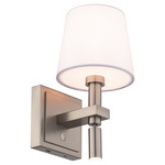 Chloe Reading Light - Brushed Nickel / White