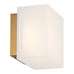 Moxee Color-Select Wall Sconce - Aged Brass / Frosted