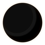 Dial Color-Select Wall Sconce - Black Chrome / Frosted