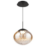 Swayzey Color-Select Pendant - Black / Amber