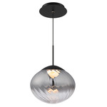 Swayzey Color-Select Pendant - Black / Smoke