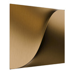 Double Diamond Color-Select Square Wall Light - Aged Brass / Frosted