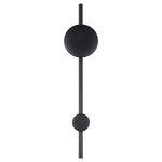 Clocker Color-Select Wall Light - Black / Frosted